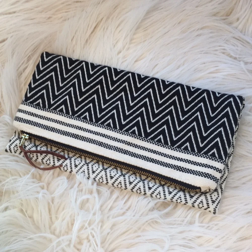 Tribe Alive Fold Over Reversible Clutch